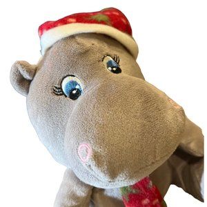 Parkway Toys Christmas Hippopotamus Stuffed Animal Plush Toy 2016
